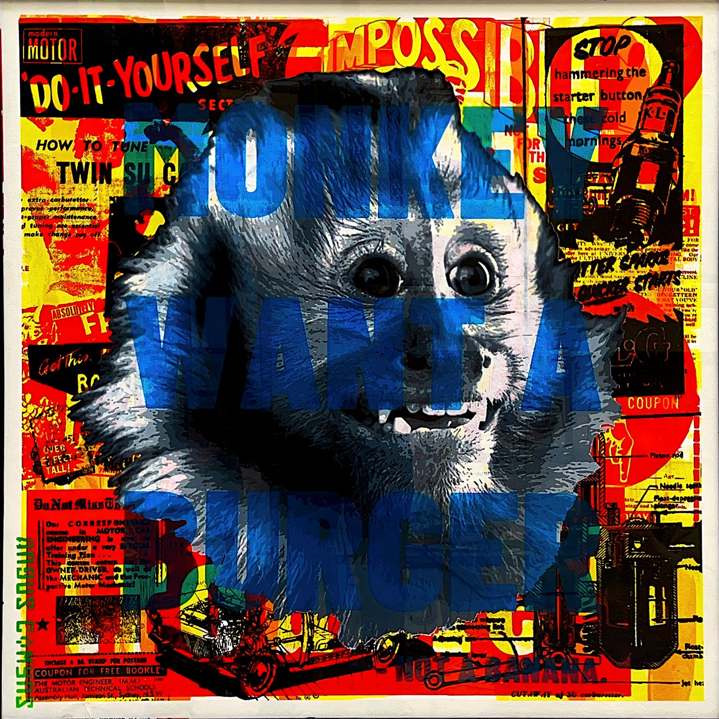 MONKEY WANT A BURGER…