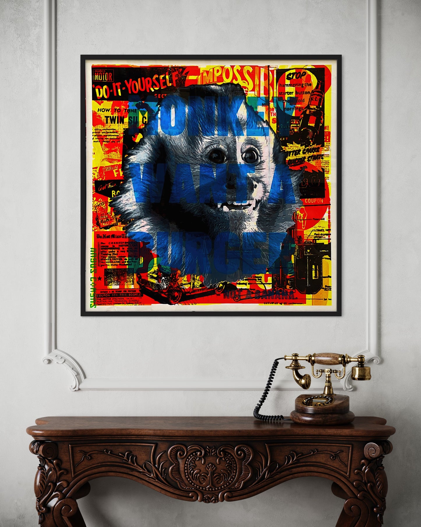 MONKEY WANT A BURGER…